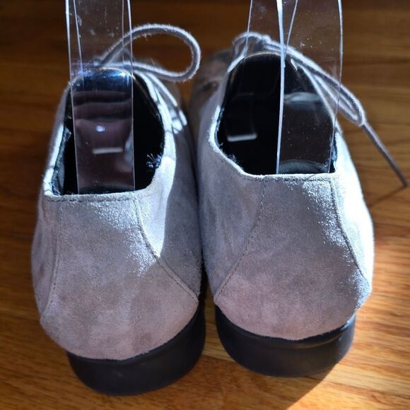 Aetrex Lace up Floral Leather Sneakers Womans Size 9-9.5 - Picture 4 of 7